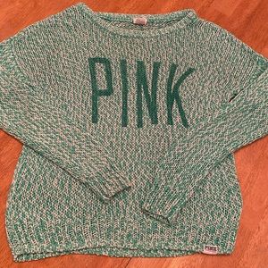 Pink sweater lightweight super cute size Medium